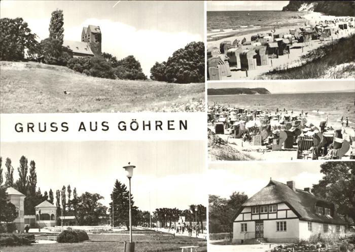 Goehren Ruegen Kirche Park Strand