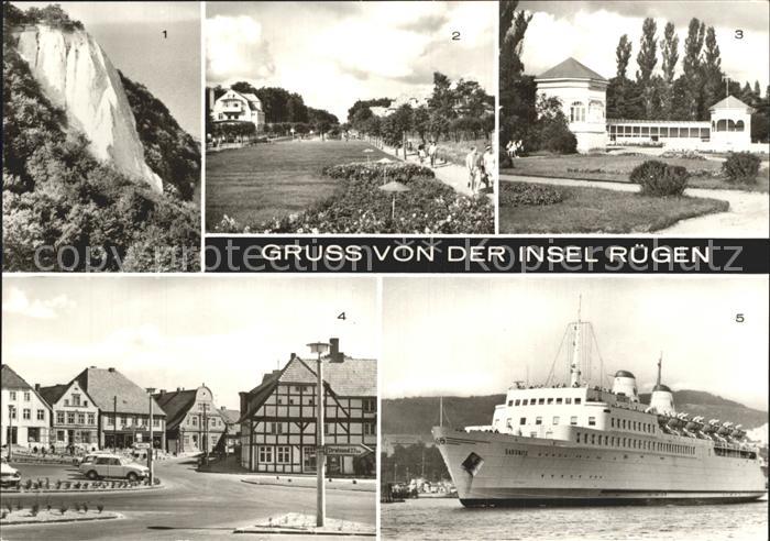Ruegen Koenigstuhl Baaba Strandpromenade Goehren Musikpavillon Bergen Karl Marx