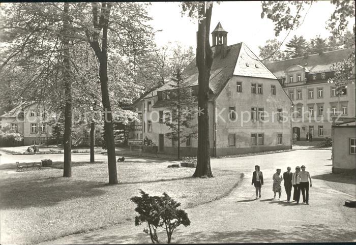 Warmbad Wolkenstein Bergarbeiter Sanatorium Kurpark Badehus