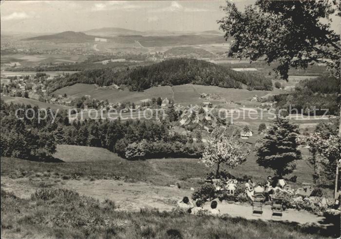 Waltersdorf Zittau Blick von der Hubertusbaude