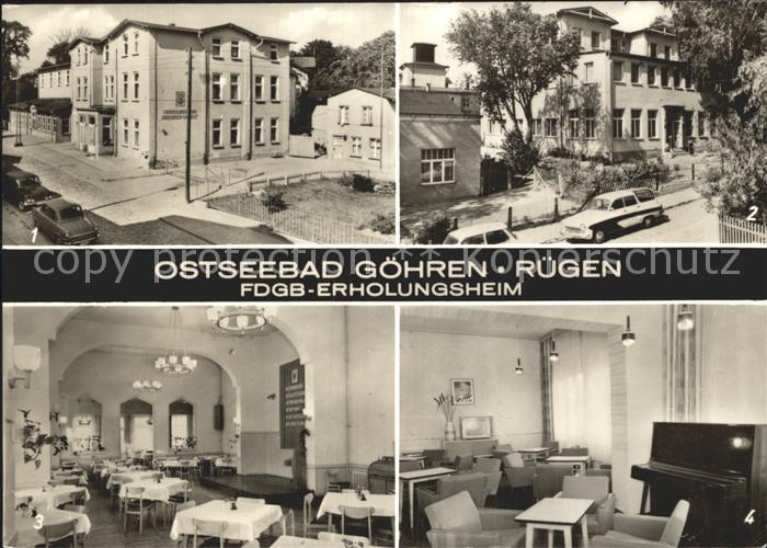 Goehren Ruegen Erholungsheim Friedrich Engels Klubraum