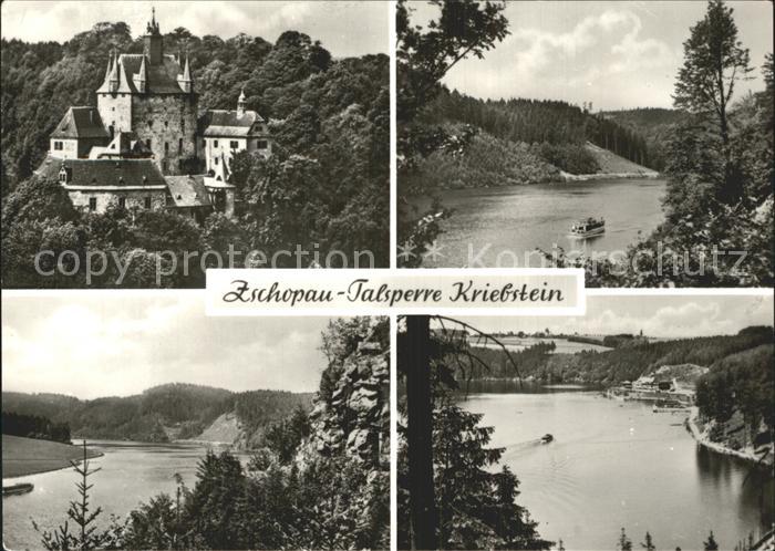 Zschopau Talsperre und Burg Kriebstein