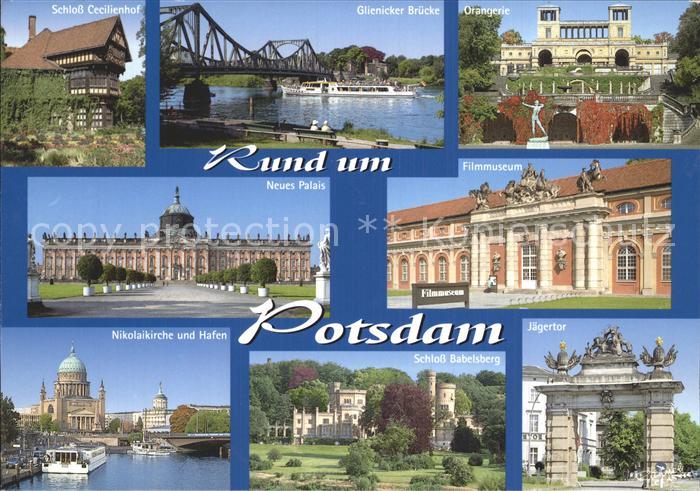 Potsdam Jaegertor Neues Palais Nicolaikirche Orangerie