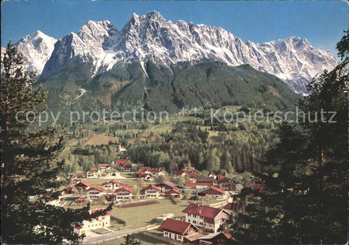 Grainau Alpspitze Kleiner und grosser Waxenstein Riffelwand