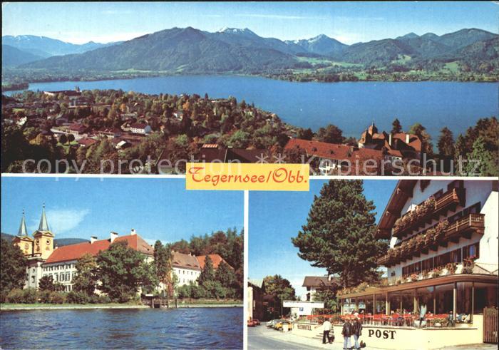 Tegernsee Bayern Post Stadtansicht