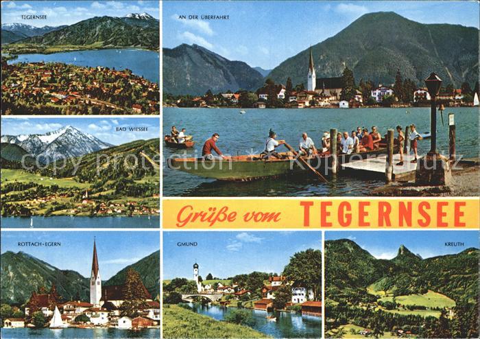 Tegernsee Bayern An der ueberfahrt Kreuth Gmund Rottach-Egern