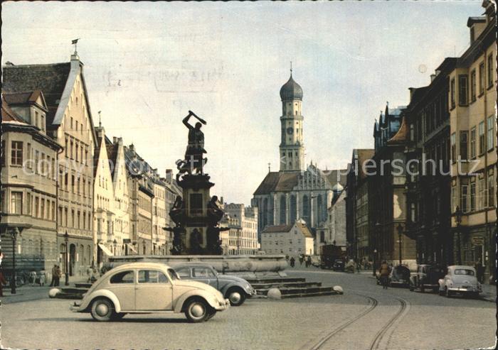 Augsburg Herkulesbrunnen Sankt Ulrich