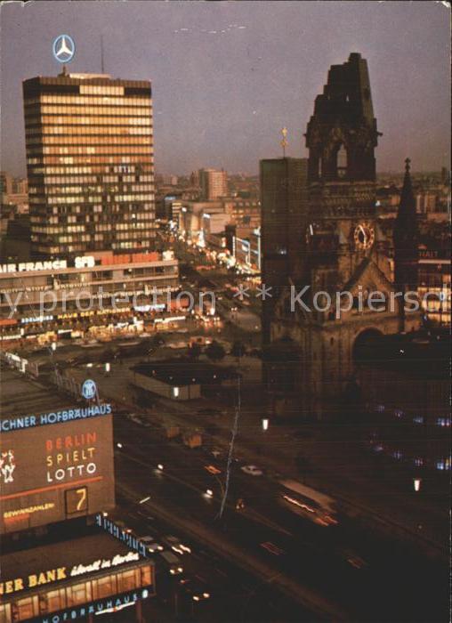 BERLIN CITY Europa Center Kaiser Wilhelm-Gedaechtniskirche