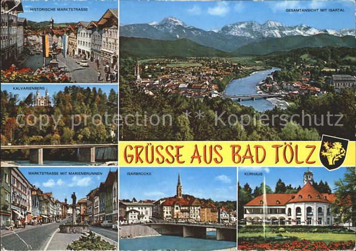 Bad Toelz Kurhaus Kalvarienberg Isarbruecke
