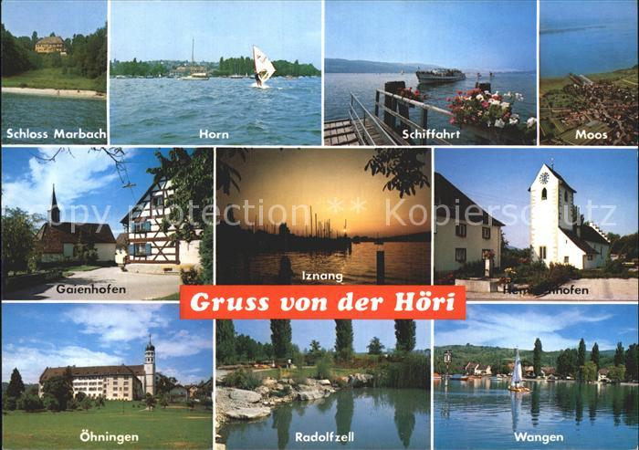 Radolfzell Bodensee Iznang Wangen Horn Gaienhofen