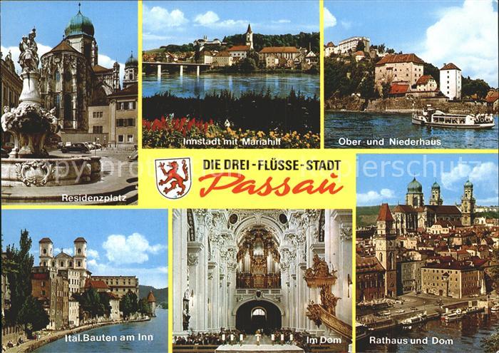 PAssAU Bayern Residenzplatz Dom Rathaus
