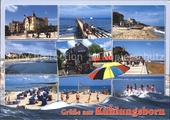 Kuehlungsborn Ostseebad Strand Lokomotive