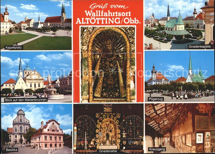 Altoetting Pilgerzug Gnadenkapelle Basilika Kapellplatz