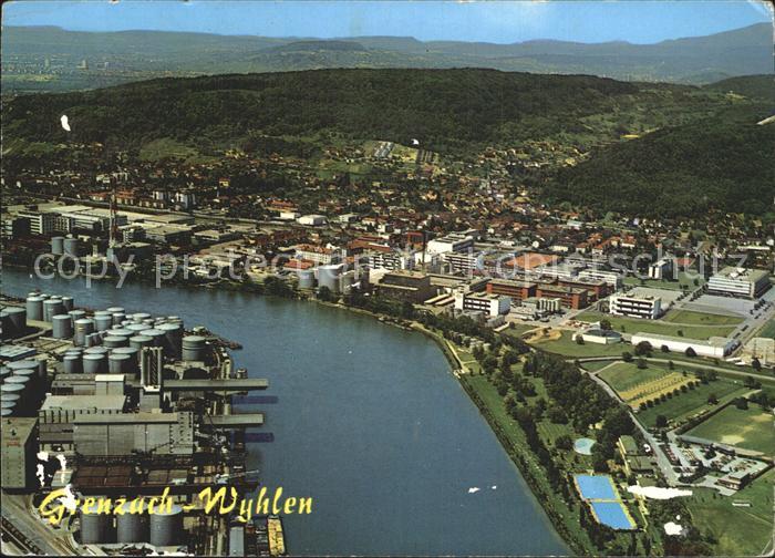 Grenzach-Wyhlen Fliegeraufnahme