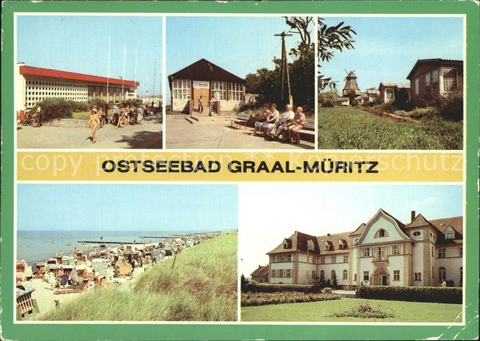 Graal-Mueritz Ostseebad Cafe Seeblick Broilergaststaette Ferienobjekt Strandperl