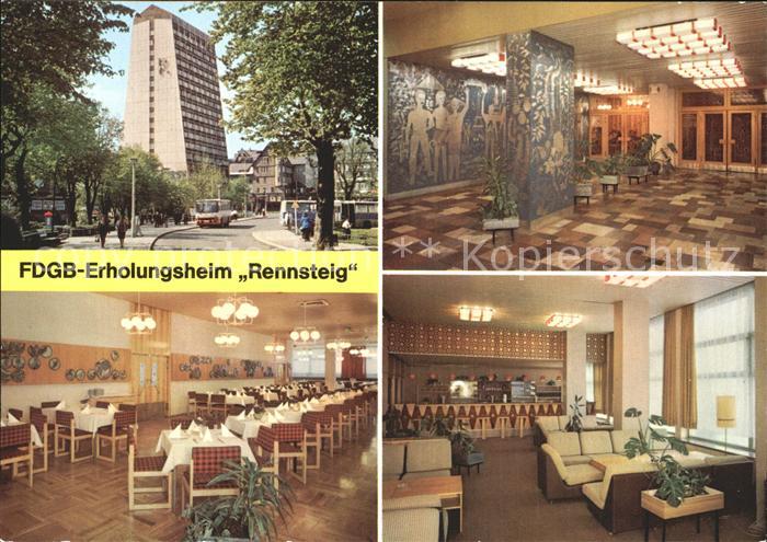 Oberhof Thueringen FDGB Erholungsheim Rennsteig