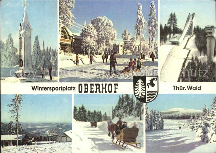 Oberhof Thueringen Wintersportplatz Schmuecke Schanze