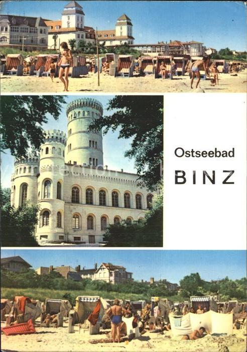 Binz Ruegen Schloss Granitz Seebad Strand