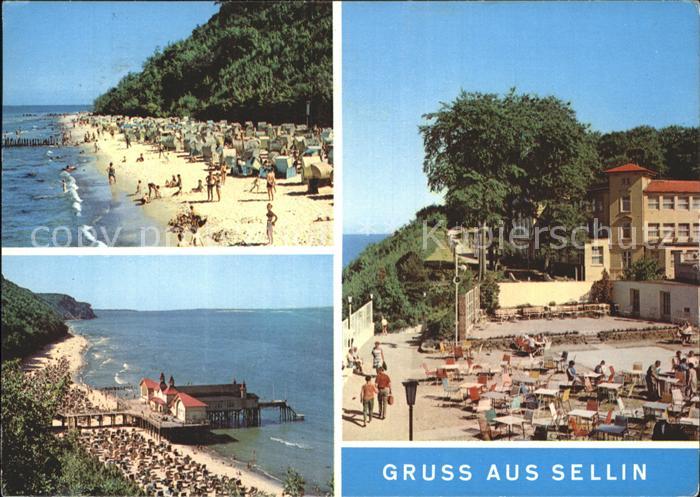 Sellin Ruegen Seebruecke Strand