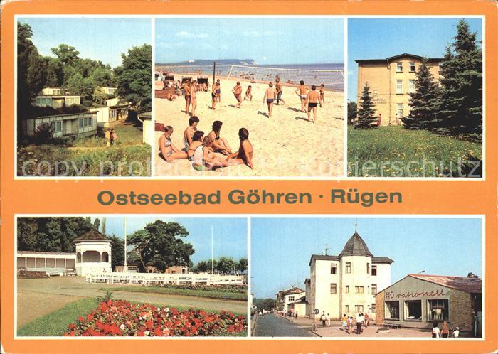 Goehren Ruegen Ostseebad Urlaubersiedlung Friedrich Engels Strand