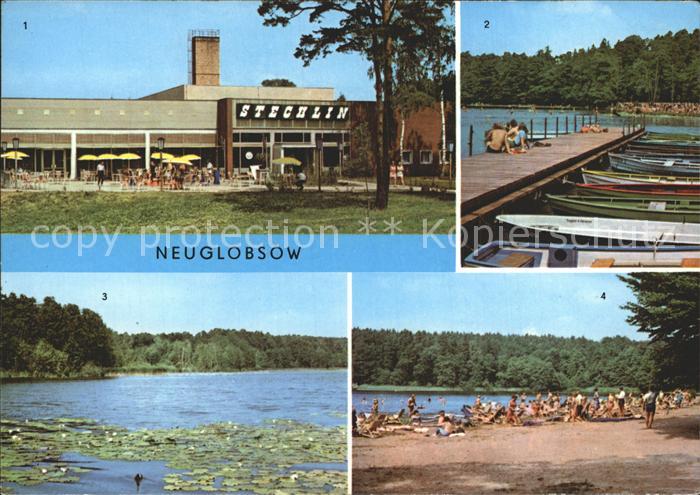 Neuglobsow FDGB Stechlin Bootsanlegestelle Dagowsee