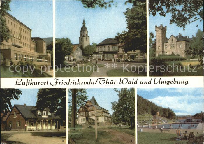 Friedrichroda FDGB Heim Walter Ulbricht Heuberghaus Schloss Reinhardsbrunn