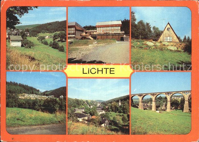 Lichte Geiersthal Viadukt Gaststaette Kleebergklause