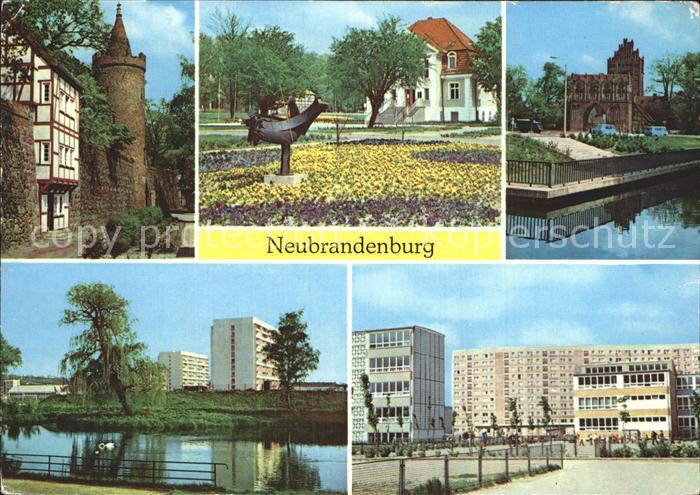Neubrandenburg Wiekhaus Moenchenturm Treptower Tor