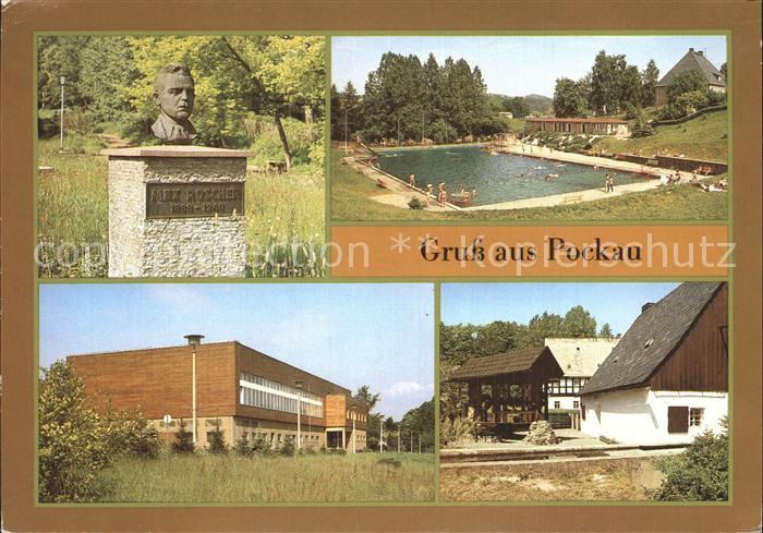 Pockau Bueste Max Roscher oelmuehle Freibad