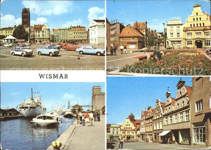 Wismar Strasburg Markt Kraemerstrasse Hafen