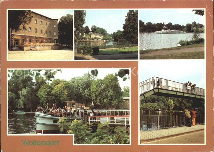 Fuerstenwalde Spree Woltersdorf Kalksee Flakensee Schiffsanlegestelle Schleusenb