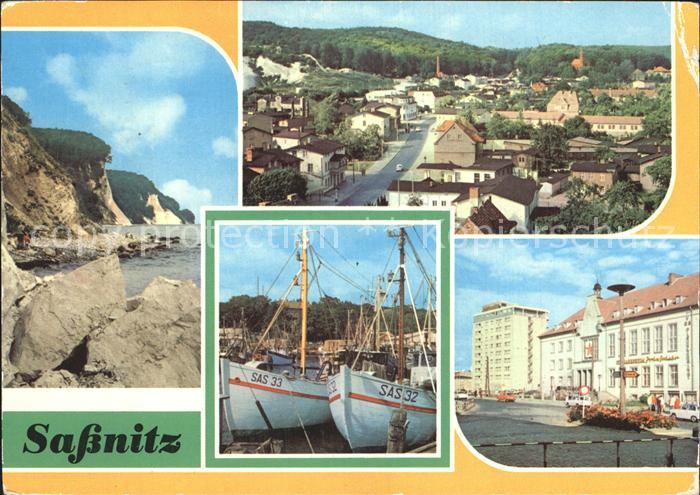 Sassnitz Ostseebad Ruegen Kreidekueste Fischereihafen