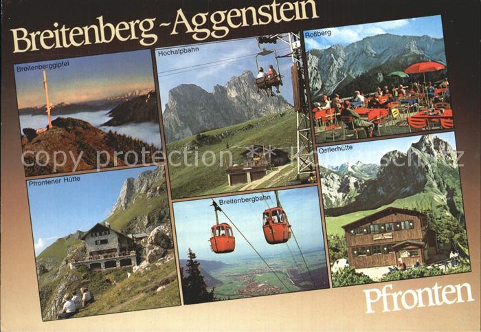 Aggenstein Breitenberg Gipfel Hochalpbahn Rossberg Ostlerhuette Pfrontener Huett