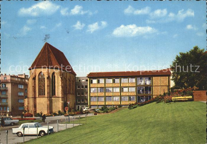 Pforzheim Goldstadt Blumenhofanlage Barfuesserkirche
