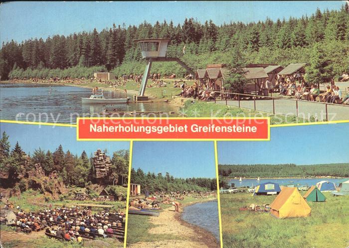 Greifensteine Erzgebirge Naturtheater Freibad Greifenbachstauweiher Zeltplatz