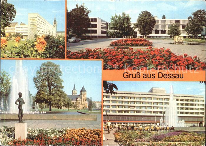 Dessau-Rosslau Scheibe Nord Hotel Stadt Dessau Bauhaus Post