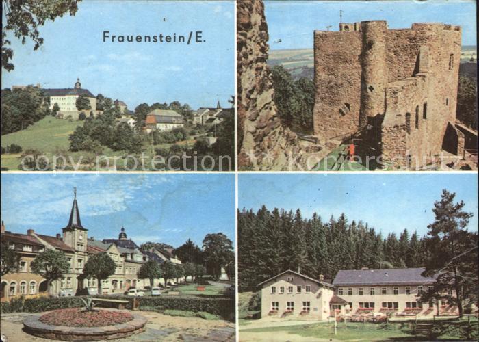 Frauenstein Brand-Erbisdorf Schloss Stadt Burgruine Platz des Friedens