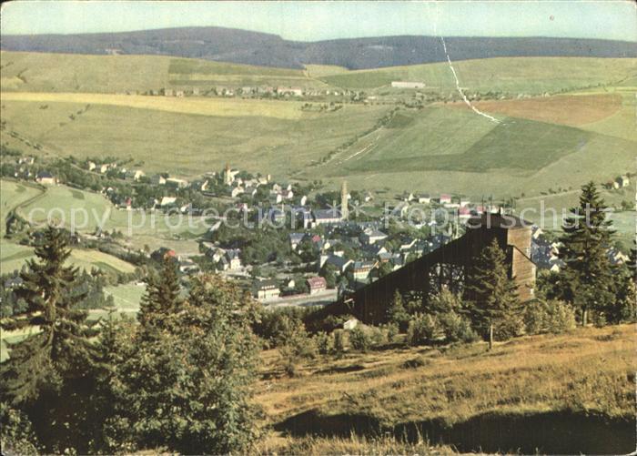 Oberwiesenthal Erzgebirge Kurort Ortsansicht