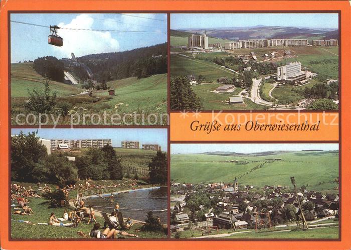 Oberwiesenthal Erzgebirge Sprungschanzen Sparringberg Freibad
