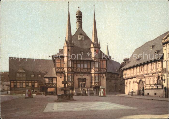 Wernigerode Harz Rathaus Hotel Gotisches Haus