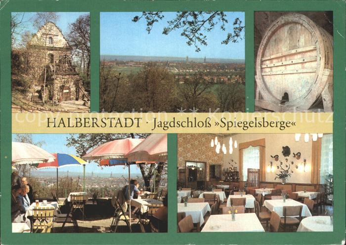 Halberstadt Jagdschloss Spiegelsberge Freiterrasse 137 000 l Fass