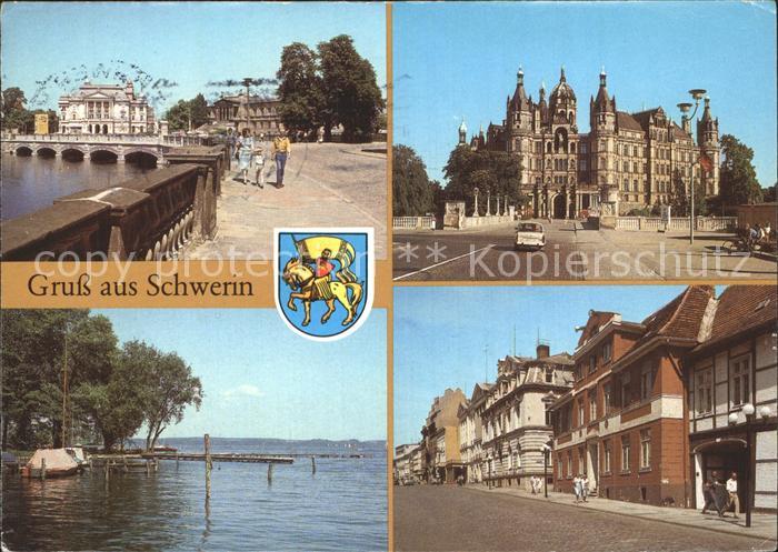 Schwerin Mecklenburg Schlossbruecke Schloss Seglerheim