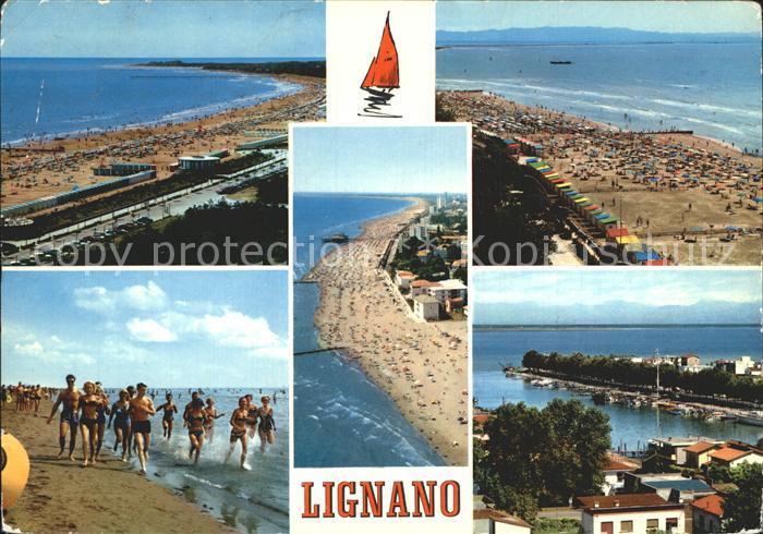 Lignano Strand Ortsansicht