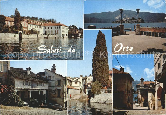 Orta San Giulio See H?user Uferpromenade