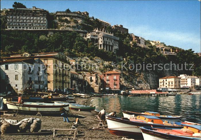 Sorrento Campania Marina Grande Hafen Boote