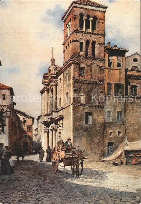 Roma Rom Kirche Santa Maria Monticelli Franz Roesler