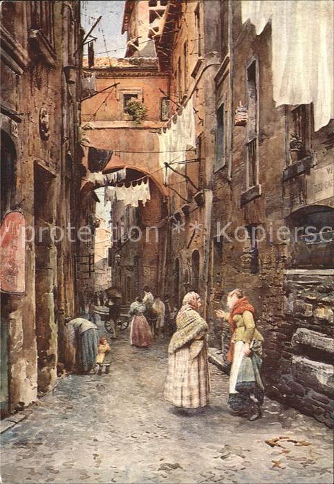 Roma Rom Stra?e Hutmacher Franz Roesler