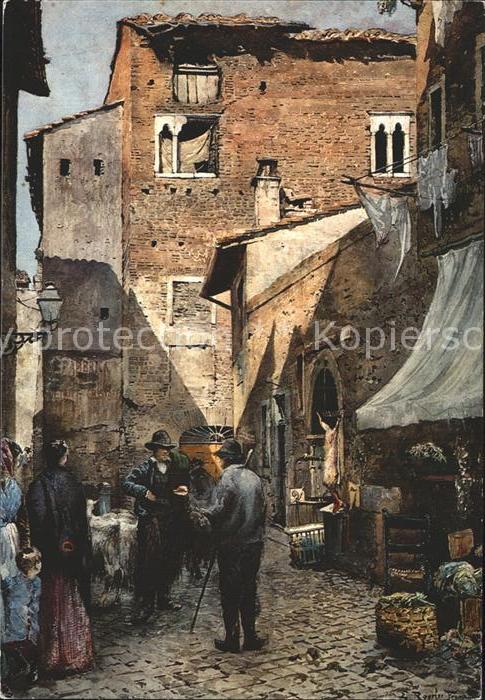 Roma Rom H?user Pierleoni Franz Roesler