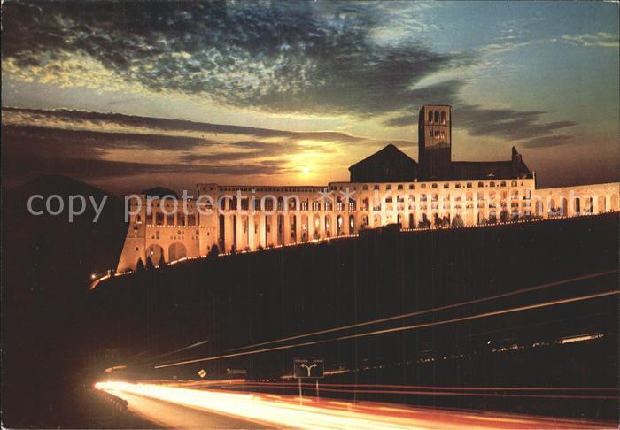 Assisi Umbria Fest Heiliger Franziskus Abendstimmung