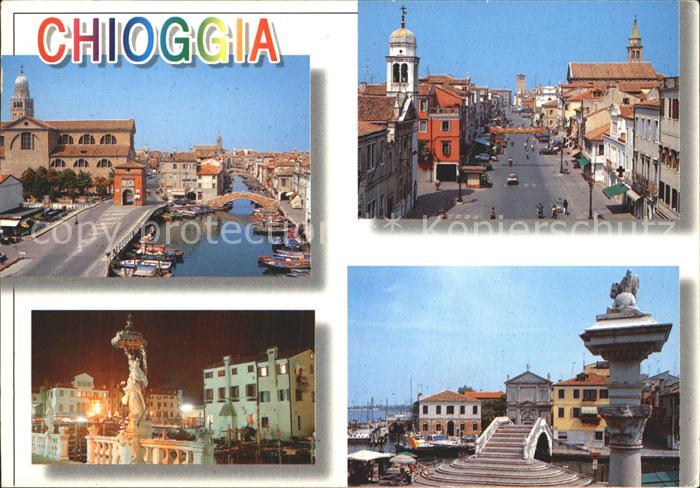 Chioggia Venetien Altstadt Statue